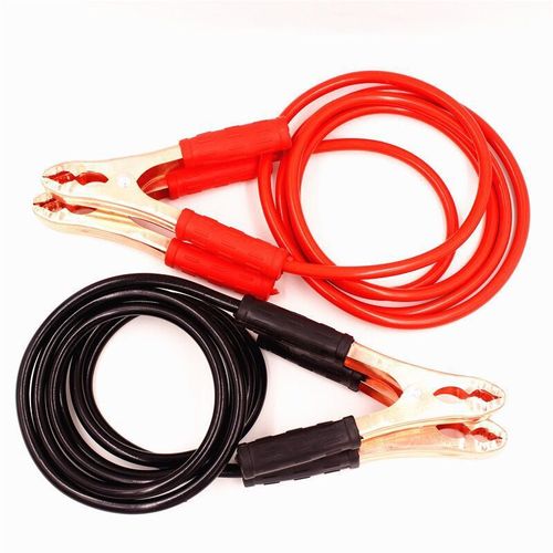 Car spark plug wire, battery wire, ignition wire, crossover cable, battery clamps, connection wire, crocodile clips, copper jumper wire, emergency