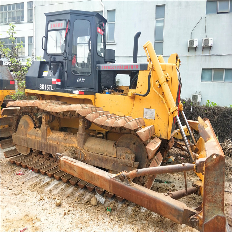 Excavadora de segunda mano en el mercado de Shanghai empuja 160 humedales secos, video para ver el coche, compra sin preocupaciones