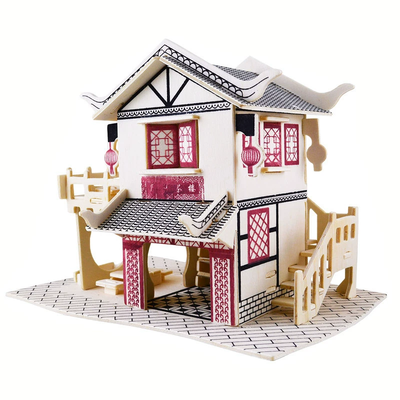 Деревянная реалистичная головоломка, игрушка для взрослых, 3D, DIY