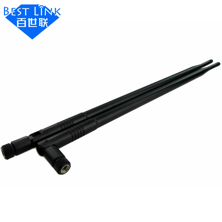 2.4G全向高增益9dBi无线路由器网卡局域网胶套WIFI天线