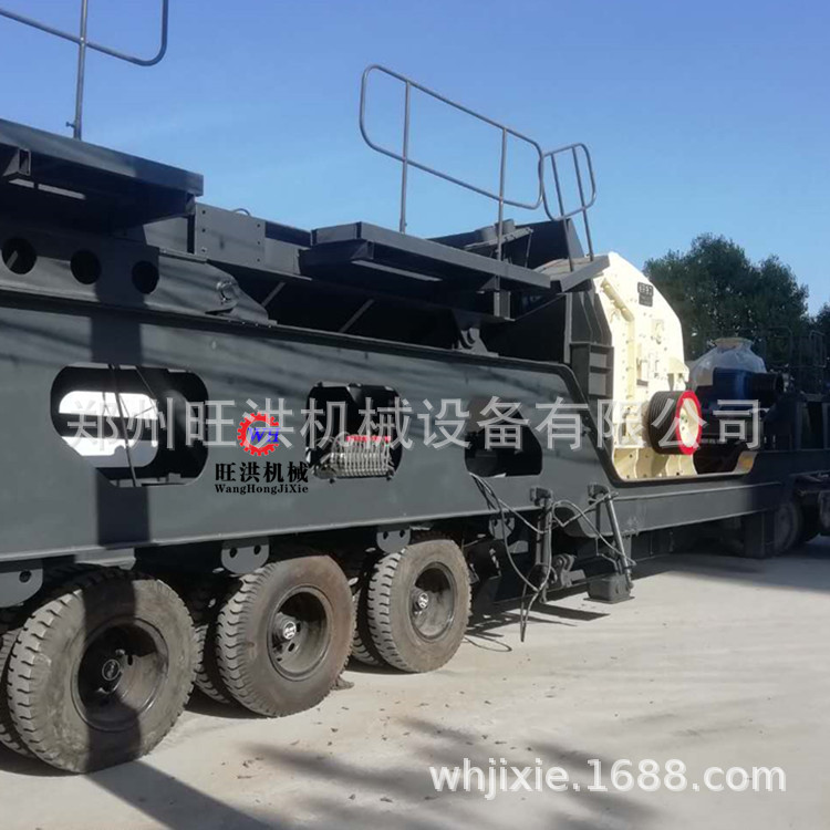 路基石方箱式破碎设备 蜗牛式重锤破碎机移动简易箱式破碎站价格