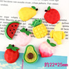 Fruit realistic resin with accessories, cream clay, phone case, children's hair accessory, handmade