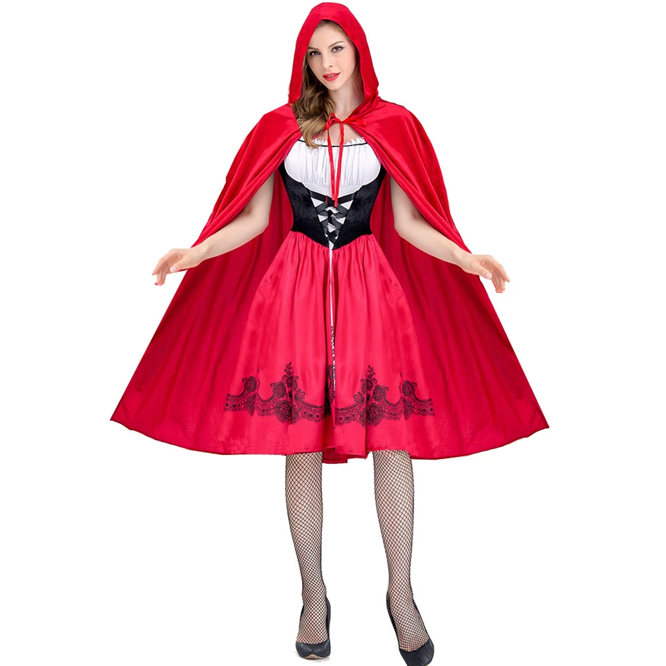 Little Red Riding Hood, suit, uniform, European style, halloween, cosplay