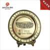 Manufacturer supplies metal universal zinc alloy prize plate relief gold commemorative disk company anniversary awards