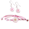 Sweet and small fresh dry polished peach blossom bracelet weaving ancient style adult students female booths to spread the goods