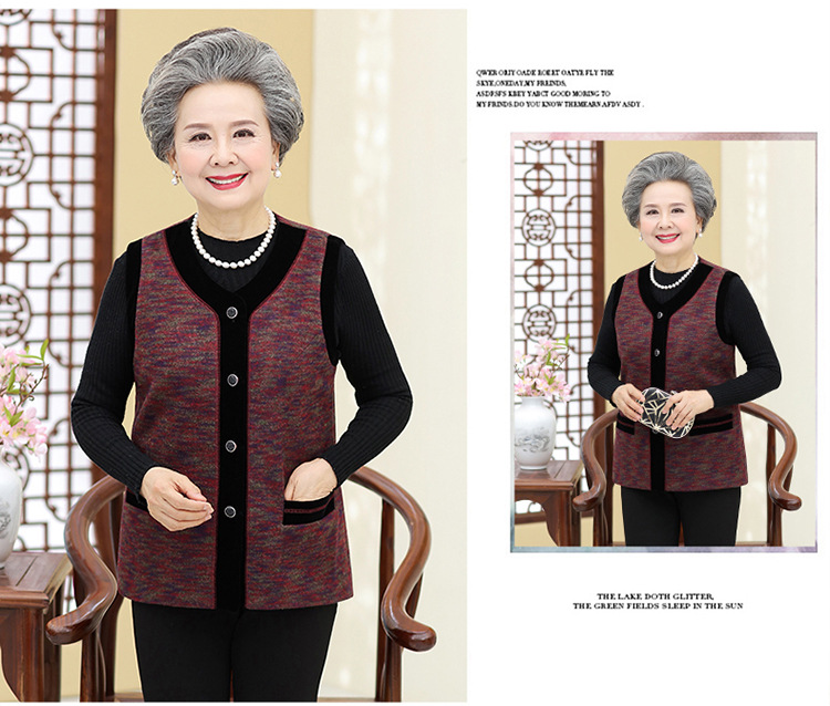 Gilet femme en Gilet tricoté - Ref 3317327 Image 16