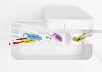 Creative can write cable label data cable electric sources to arrange label 10 color label cards