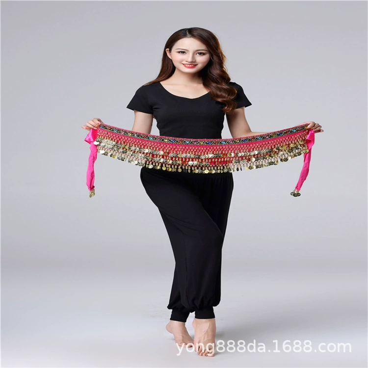 Б Belly dance талия цепь с одним бриллиантом,chain взрослый сценическое выступление начинающий практикующий висит монета талия цепь