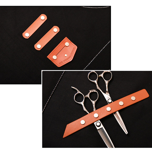 Hairstylist apron printed denim cafe milk tea shop barber men's and women's restaurant work clothes custom printed logo