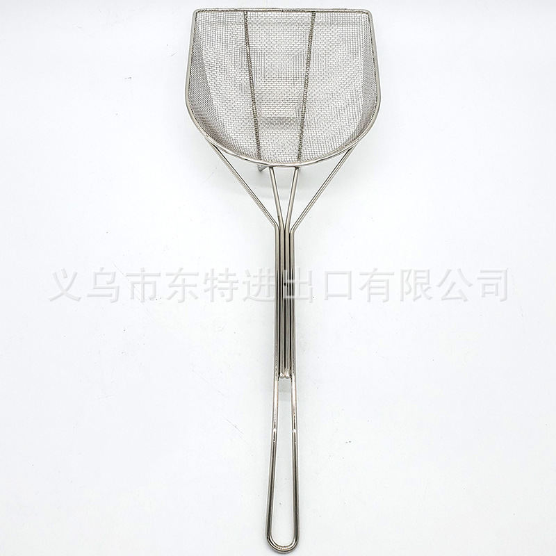 Factory direct sales of stainless steel oil-frying baskets, American fast food, French fries, fried chicken, oil-draining spatula, hamburger oil-draining baskets detail image 15