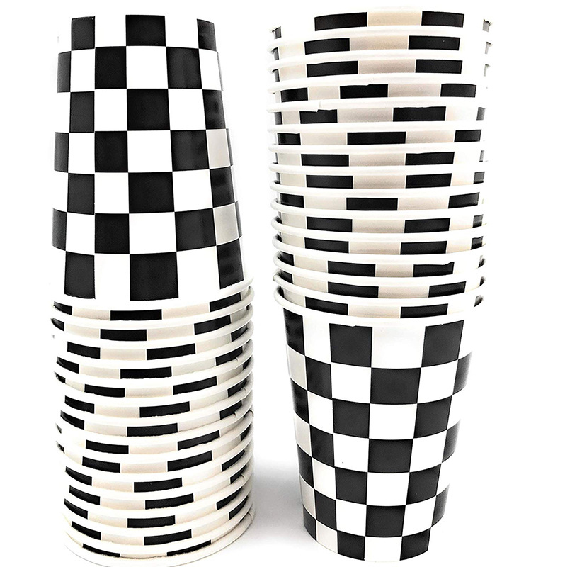 Birthday Checkered Paper Birthday Tableware display picture 3