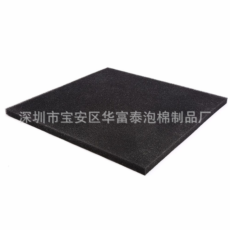 风道出风口灰尘过滤海绵 黑色20pp聚氨酯i耐高温过滤棉网块