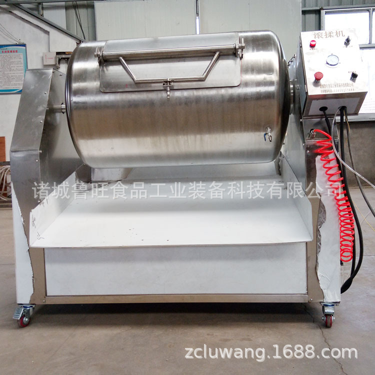 真空滚揉机 厂家定做全不锈钢真空滚揉机 食品腌制入味真空滚揉机