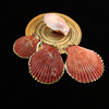 Beach marine earrings, accessory, European style, beach style