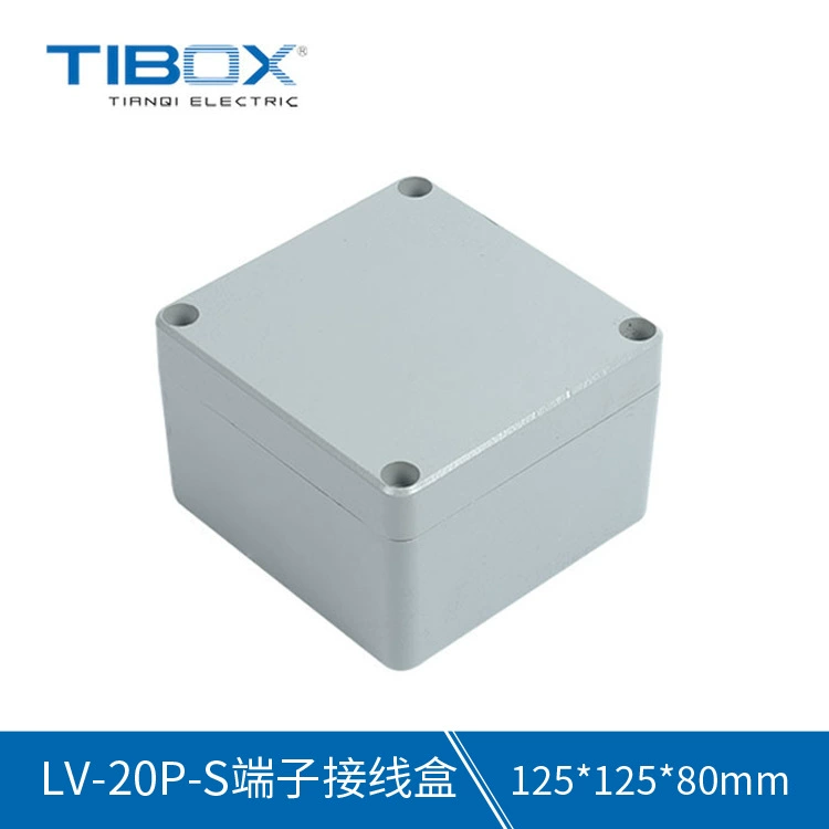 Литого алюминия Кабеля Распределительной Коробки 125*125*80 мм LV-20P-S коробка ИП66 терминальной