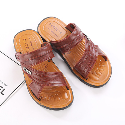 2021 summer new pattern adult man Vietnam Sandy beach Sandals leisure time outdoors ventilation non-slip wear-resisting slipper wholesale