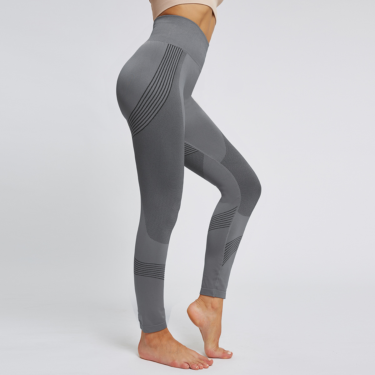 fitness yoga high waist sports tight seamless pants  NSLX14702