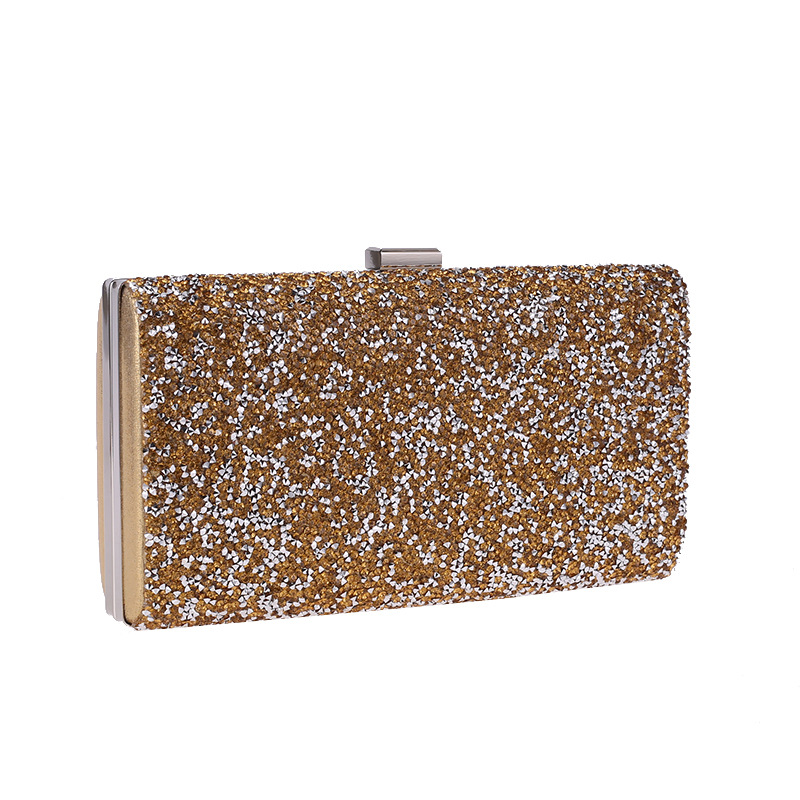 Dinner Bag With Diamonds Women's Clutch Bag Hard Box Small Square Bag Dress Banquet Bag display picture 13