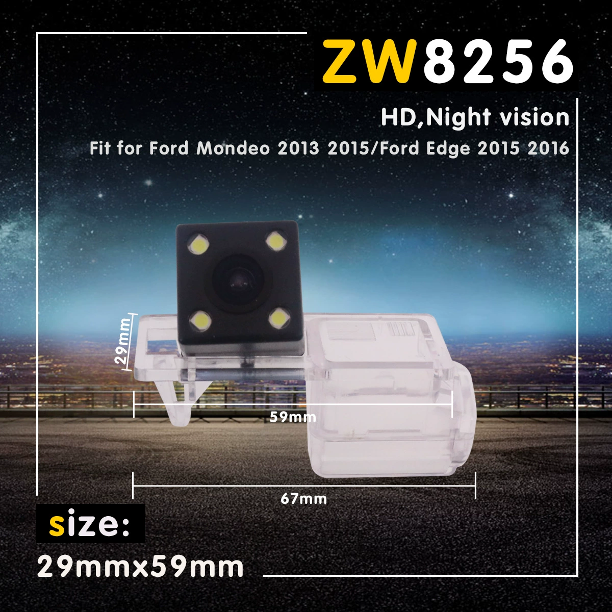 Применимо к Mondeo winning/Ruijie/forris/диктофону HD камера заднего вида