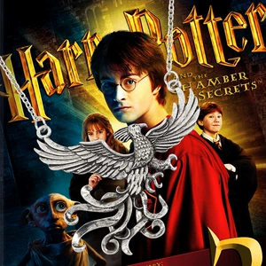 Harry Potter Phoenix Necklace - Alloy Pendant for Men, Animal Chain, 51cm-80cm