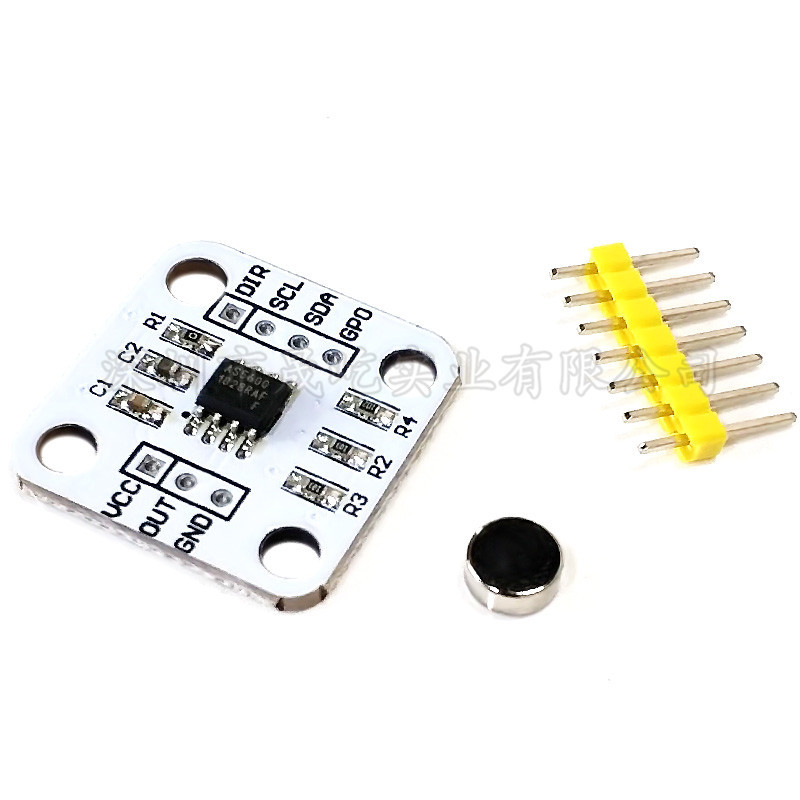 AS5600 magnetic encoder magnetic induction angle measurement sensor module 12bit high precision magnet delivery
