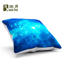 亚马逊wish家居用品创意星空数码印花靠垫汽车腰枕可来图定制