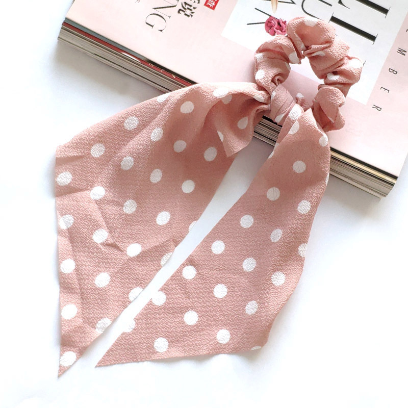 Simple Polka Dot Elastic Hair Scrunchies display picture 10