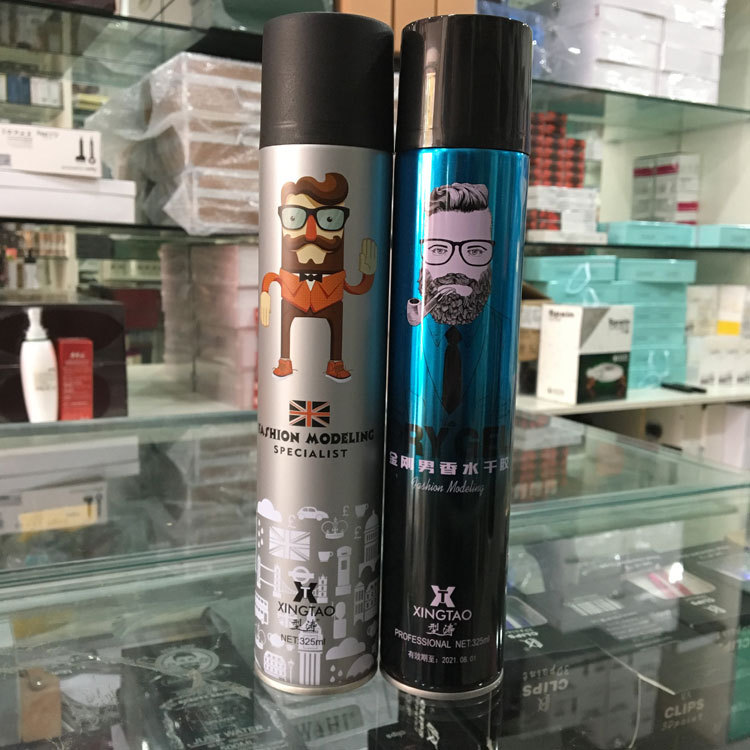 型涛英伦男神金刚男香水干胶定型喷雾男士女清香发蜡发型自然蓬松