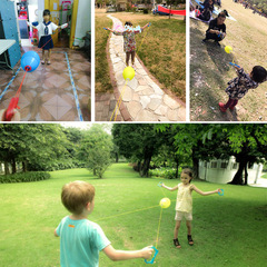 Children's Pull-Along Ball, Double-Person Collaboration Resistance Device, Kindergarten Shuttle Ball, Traditional Toy, Fitness & Interactive Dual-Person Ball