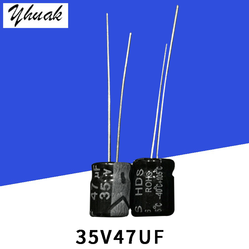 原厂直销35V47UF 6*7高品质铝电解电容47UF35V