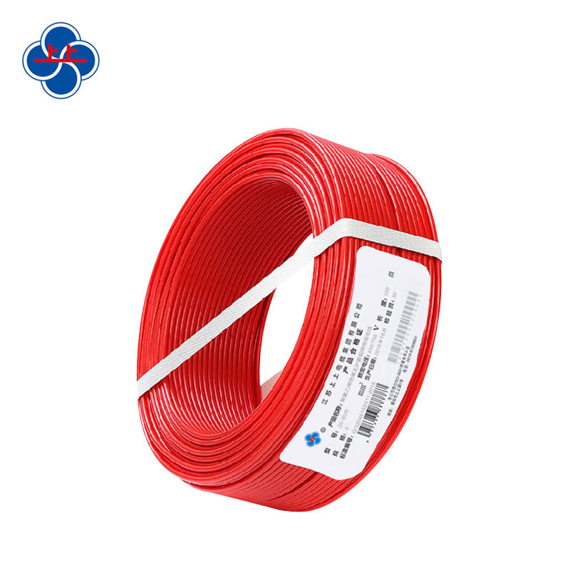 上上电缆 铜芯聚氯乙烯绝缘多股环保A级阻燃软电缆