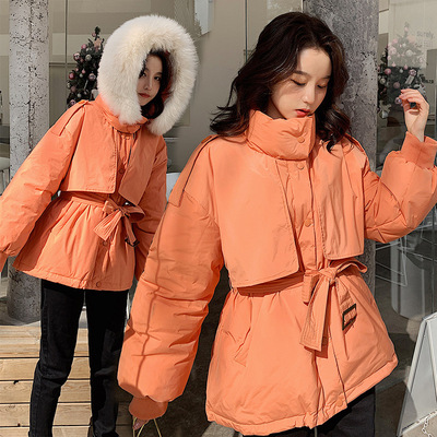 Down Jackets have cash less than that is registered in the accounts 2019 winter new pattern Korean Edition fashion Hair collar coat Self cultivation Show thin On behalf of