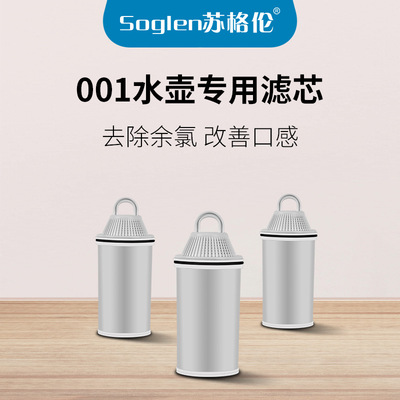 苏格伦SG-SH001净水壶专用滤芯礼品 多层净化椰壳复合活性炭厂家