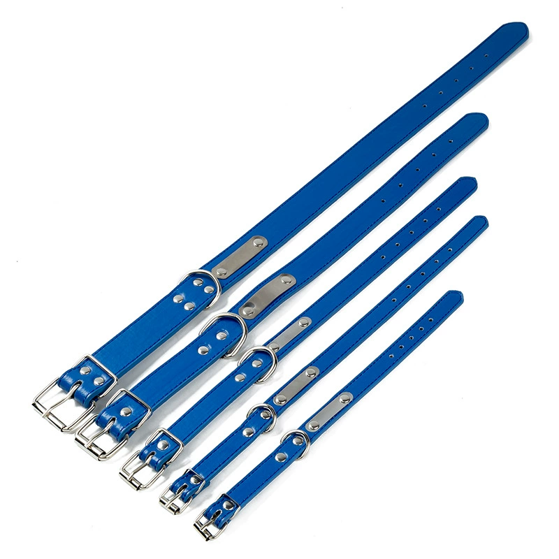 Трансграничный ошейник для домашних животных из листового железа из нержавеющей стали с защитой от потери удостоверения личности ошейник для собак в наличии оптом