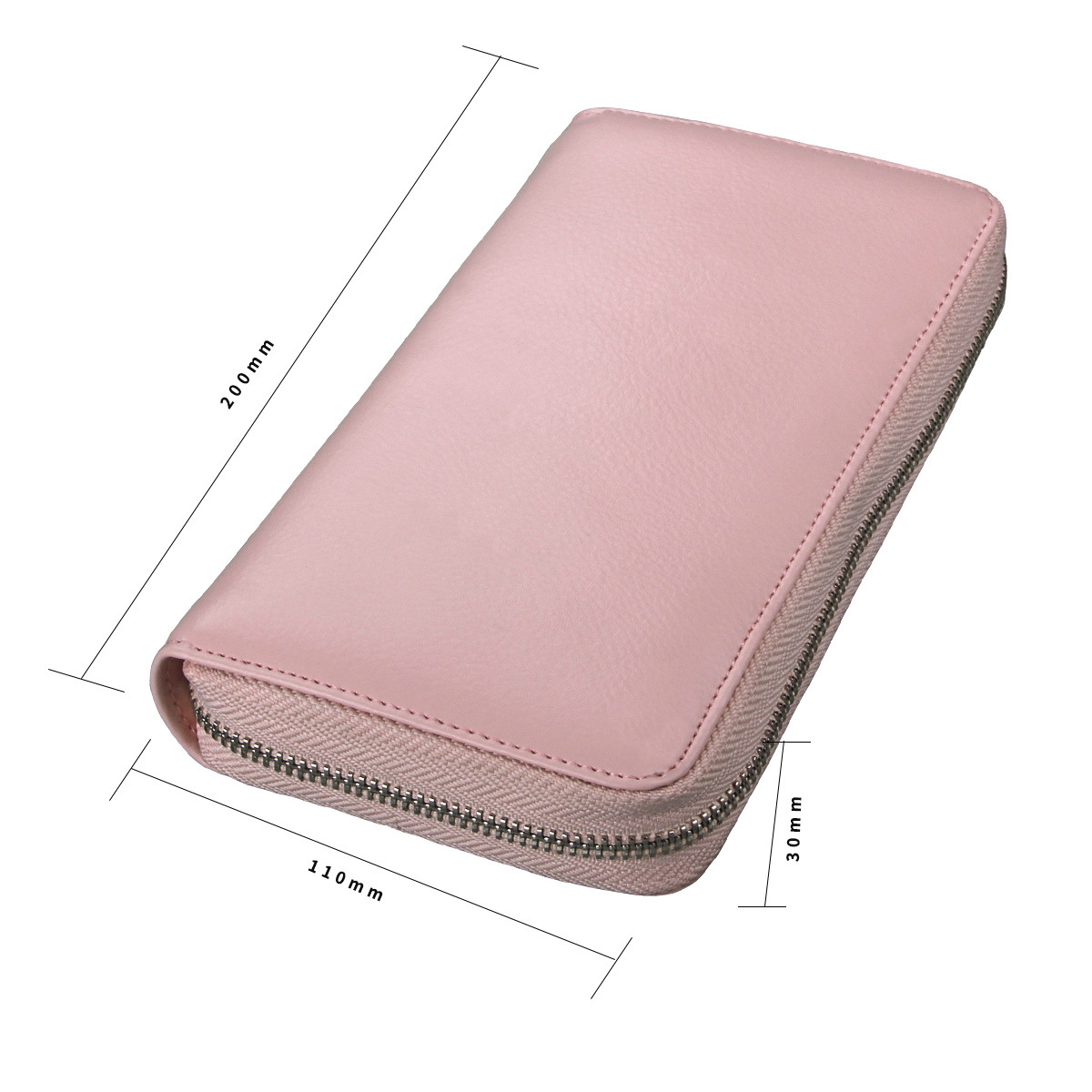 Wallet Card Holder Versatile Bag Rfid Men's Genuine Leather Large Capacity Women's Long Zip Organ Card Holder Multiple Card Slots display picture 8