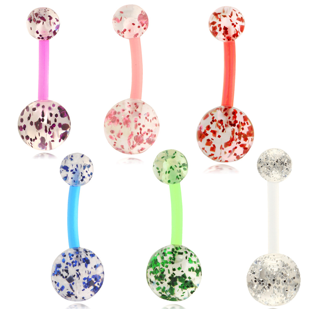 16G labret stud size and finish detail