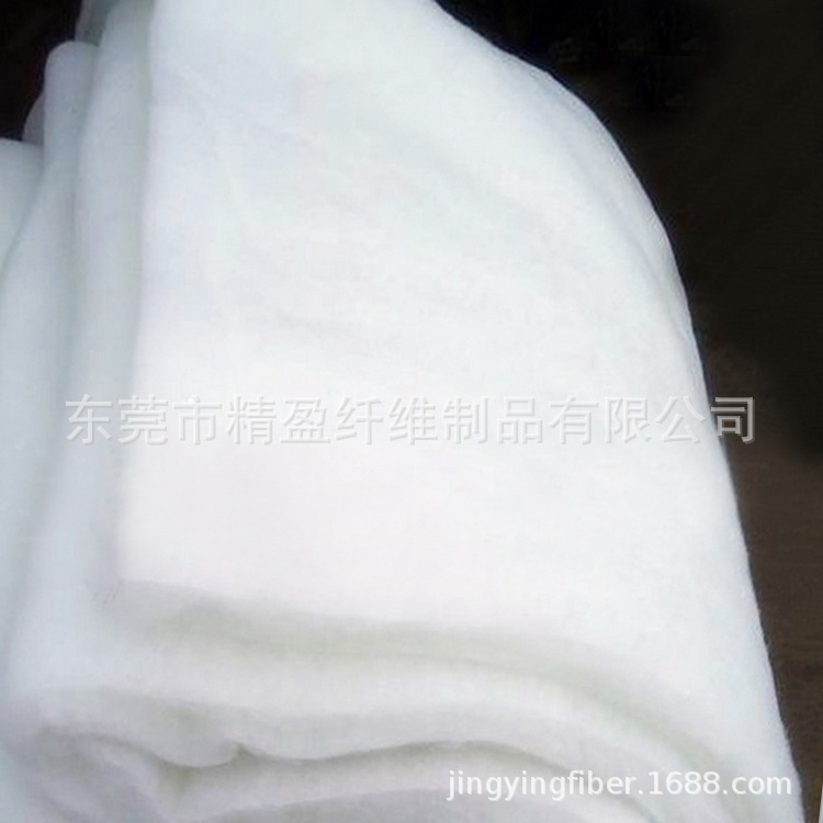 现货供应无荧光洗水棉 服装填充棉 丝光棉 羽绒棉 睡袋填充发热棉