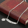 Universal fashionable chain for key bag , wholesale, silver 925 sample, Korean style, simple and elegant design