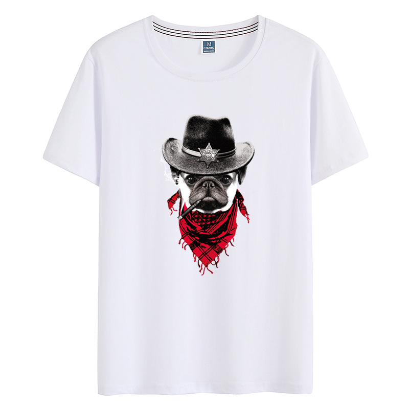 厂家男式t恤精棉弹性圆领短袖空白班服广告衫DIY定制潮牌XK1287|ru