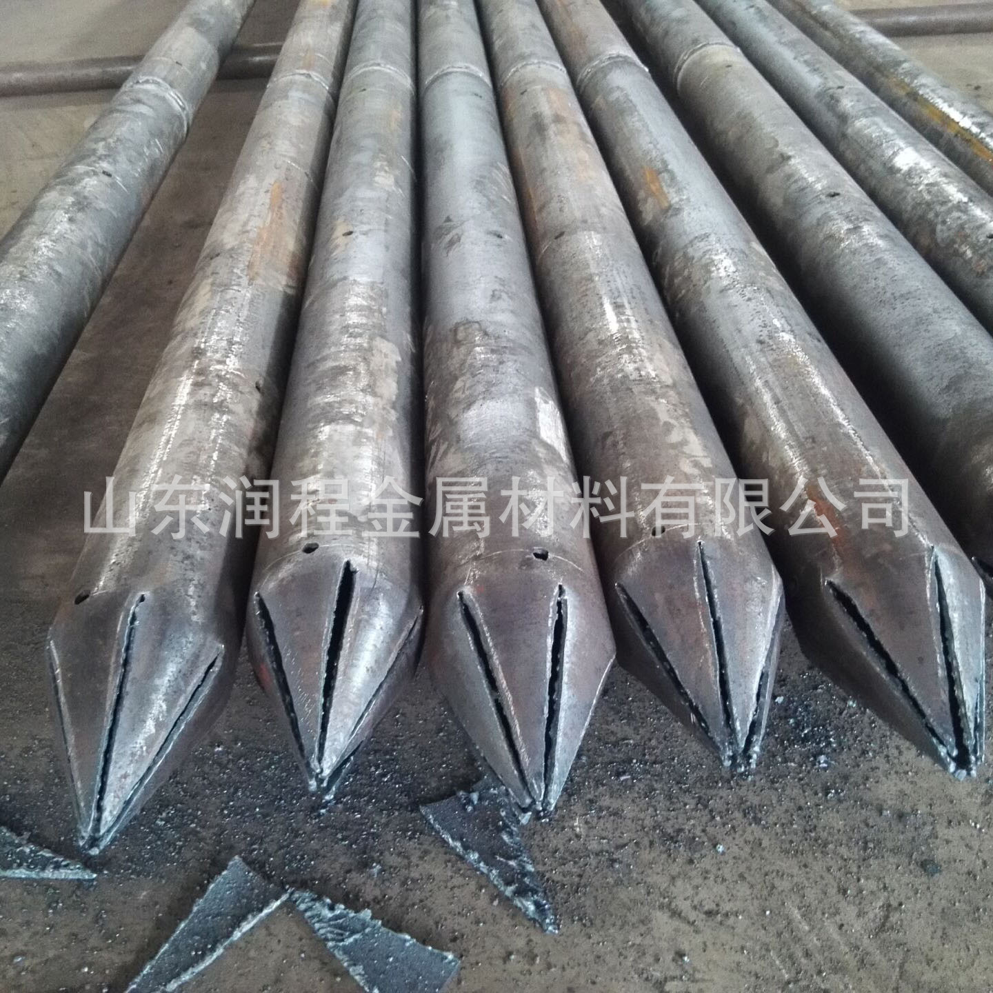 供应无缝管棚管加工 108管棚打孔车丝定做 地铁隧道用管棚支护管