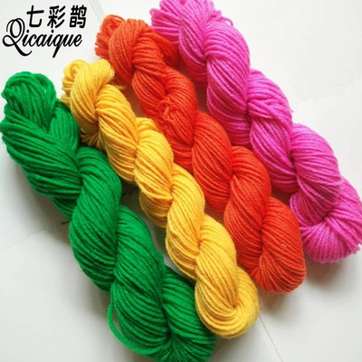 拖鞋毛線批發 腈綸毛線鈎鞋坐墊十字繡毛線晴綸線 紗線廠家定制