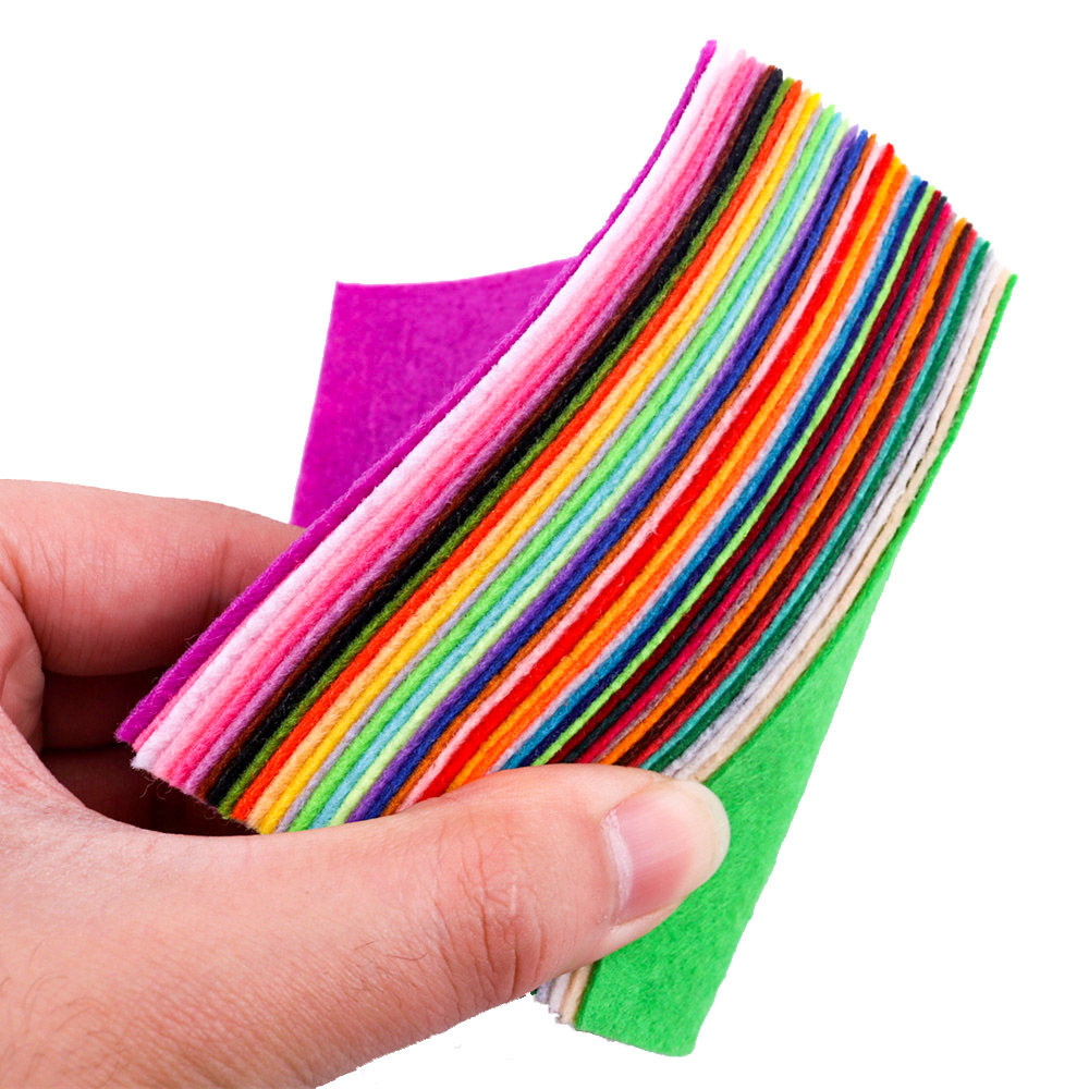 40-color no tejido traje de tela libre costura material no tejido hecho a mano material de bricolaje Paquete de Corte libre de color de producción