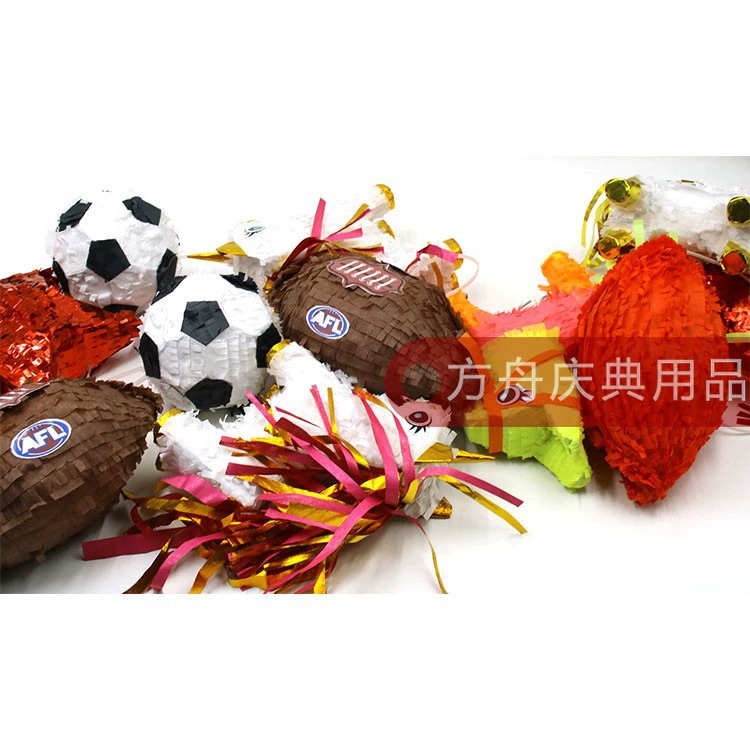 Игрушка-пиньята Animal Pineta Paper Paper Games Smooth Sugar PINATA Birthday Products Children Filling Party