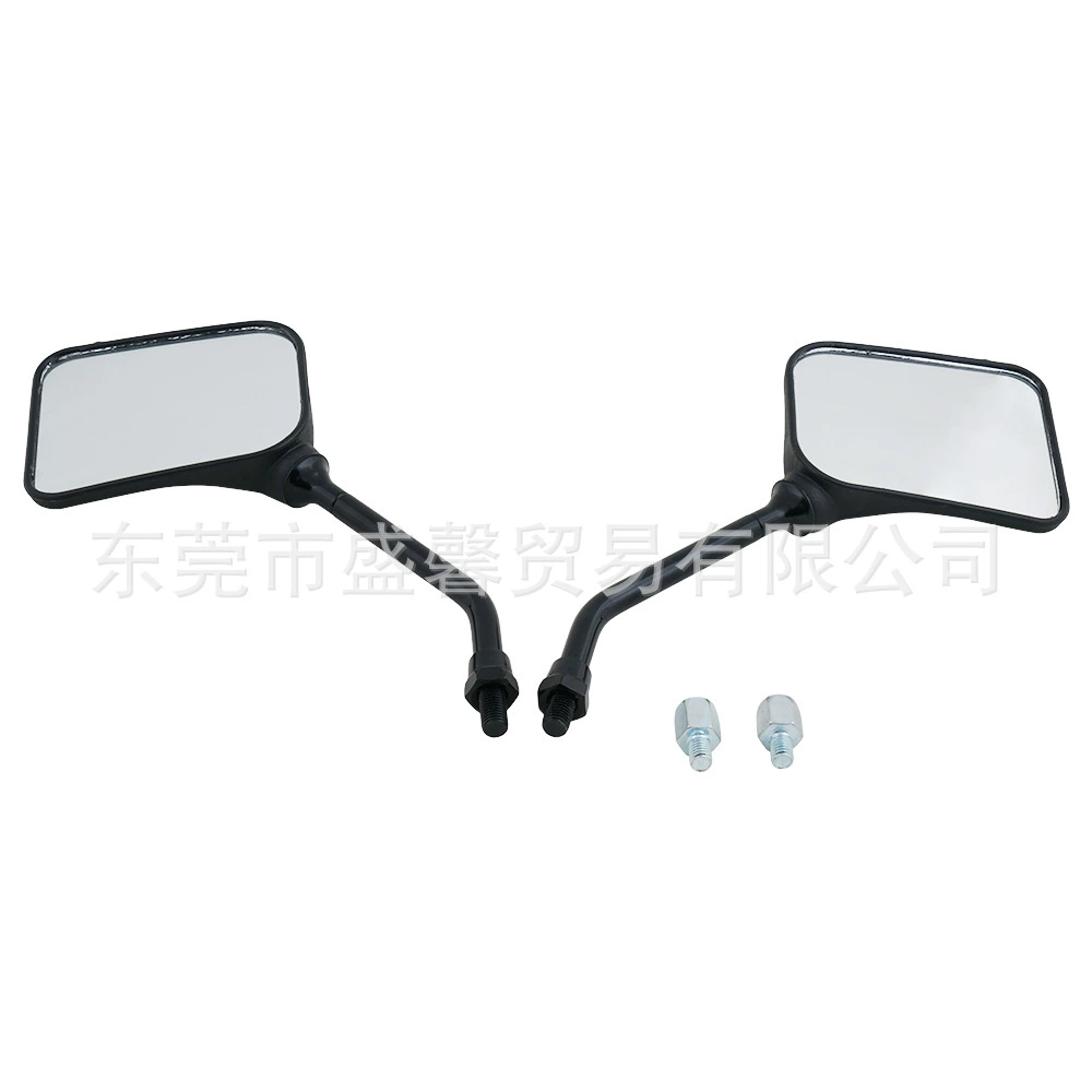 Зеркало заднего вида Riva XC125 1985-20010 с преобразователем M8, черное прямоугольное заднее зеркало YMH