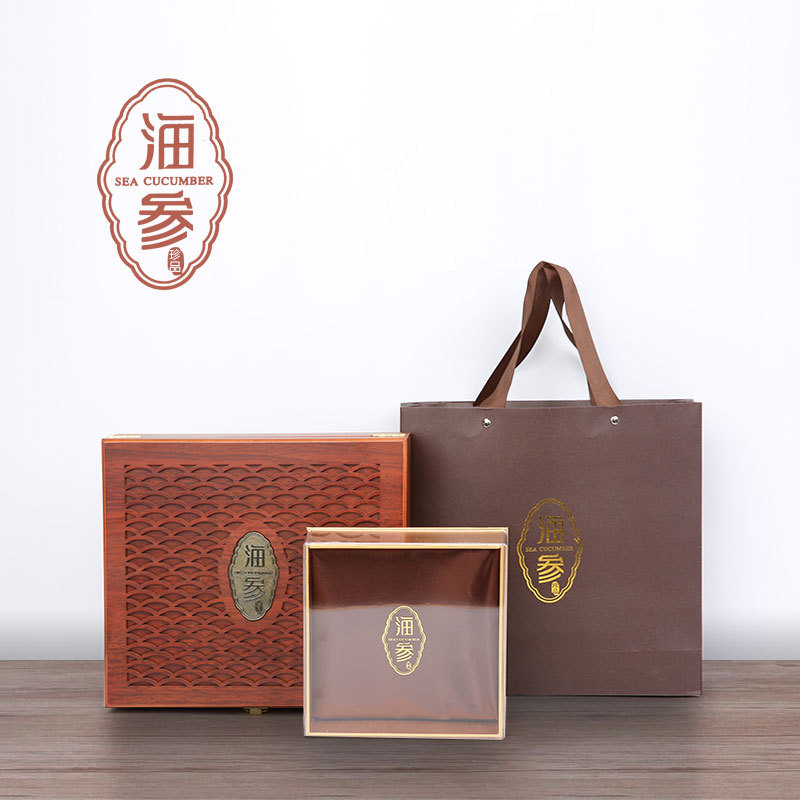海参包装盒一斤装500g礼盒速发干海参礼品空盒厂家直销木盒礼物