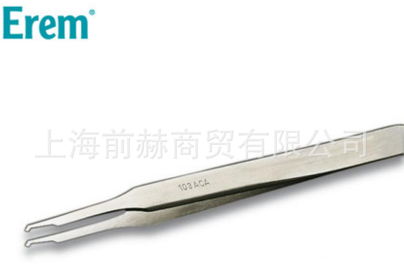 瑞士Erem SMD镊子103ACA 115mm不锈钢非磁性防锈耐热耐酸镊子