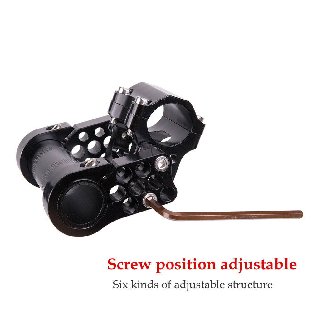 ZTTO/Tracker Bicicleta plegable ajustable de doble mango 25.4CNC Aleación de aluminio de pie Piezas de bicicleta