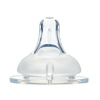 Silica gel matte pacifier for breastfeeding, diverse feeding bottle, wide neck, increased thickness