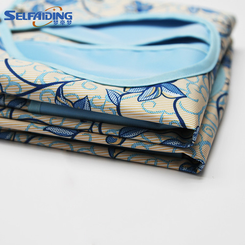 Manufacturer Supply Dreamweave Ultrafine Fiber Elderly Eating Bib Waterproof Apron Printed Oversized Handkerchief
