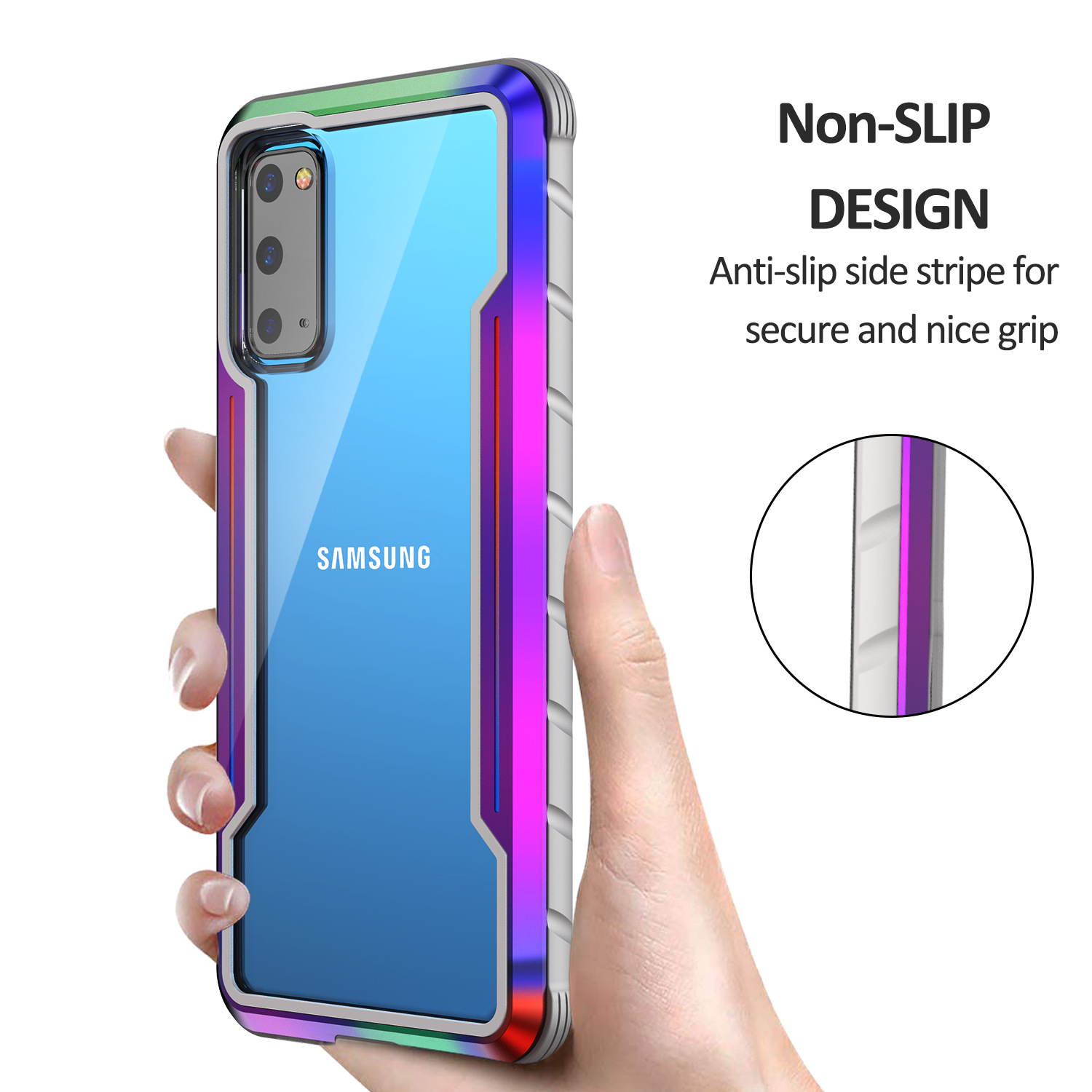 适用三星S20手机壳GalaxyS20 三星plus手机壳保护套气囊防摔